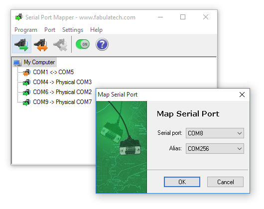 Serial Port Mapper screenshot